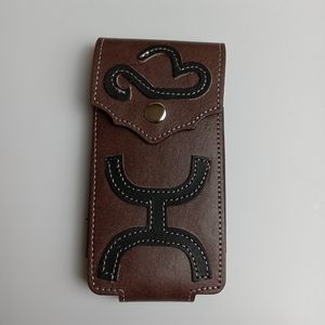 WESTERN LEATHER CELL PHONE CASE, FUNDA VAQUERA DE‎ CUERO COWBOY RODEO PHONE CASE